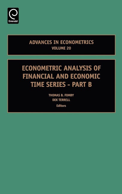 Book cover image for Econometric Analysis of Financial and Economic Time Series ISBN: 9780762312733